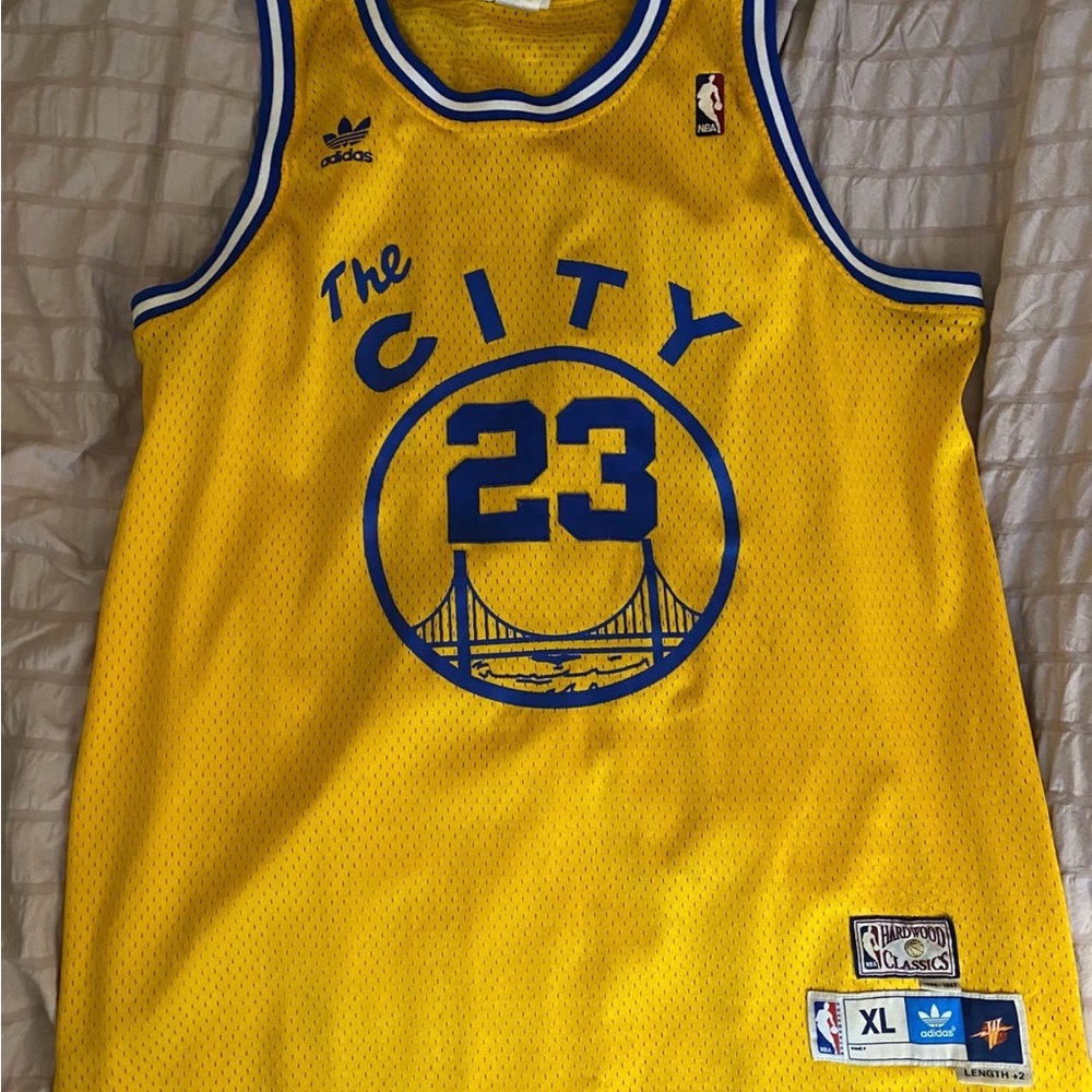 Adidas NBA Jason Richardson Warriors The City edition hardwood classic jersey XL